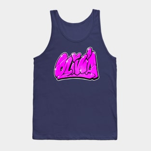 Olivia - graffiti name Tank Top